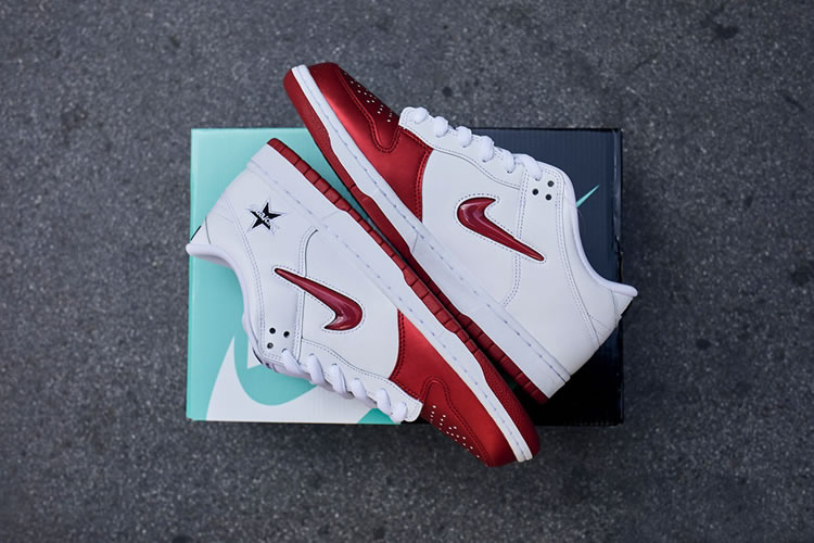 Supreme Nike Sb Dunk Low Red White 2019 Shoes Ck3480 600 (7) - newkick.vip