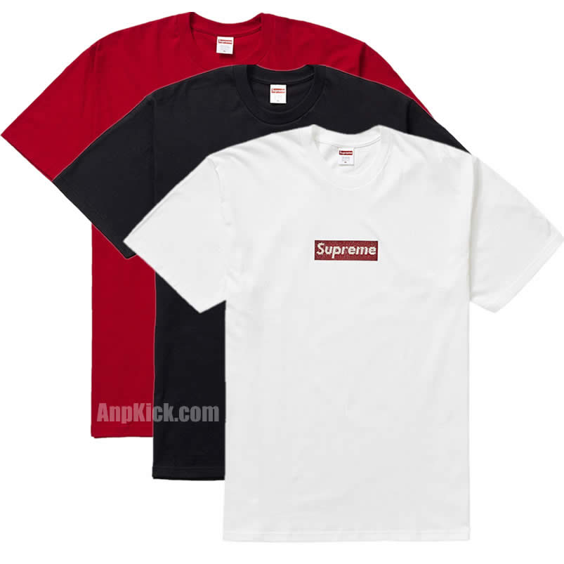 Supreme T Shirt Price White Black Red Design For Sale (0) - newkick.vip