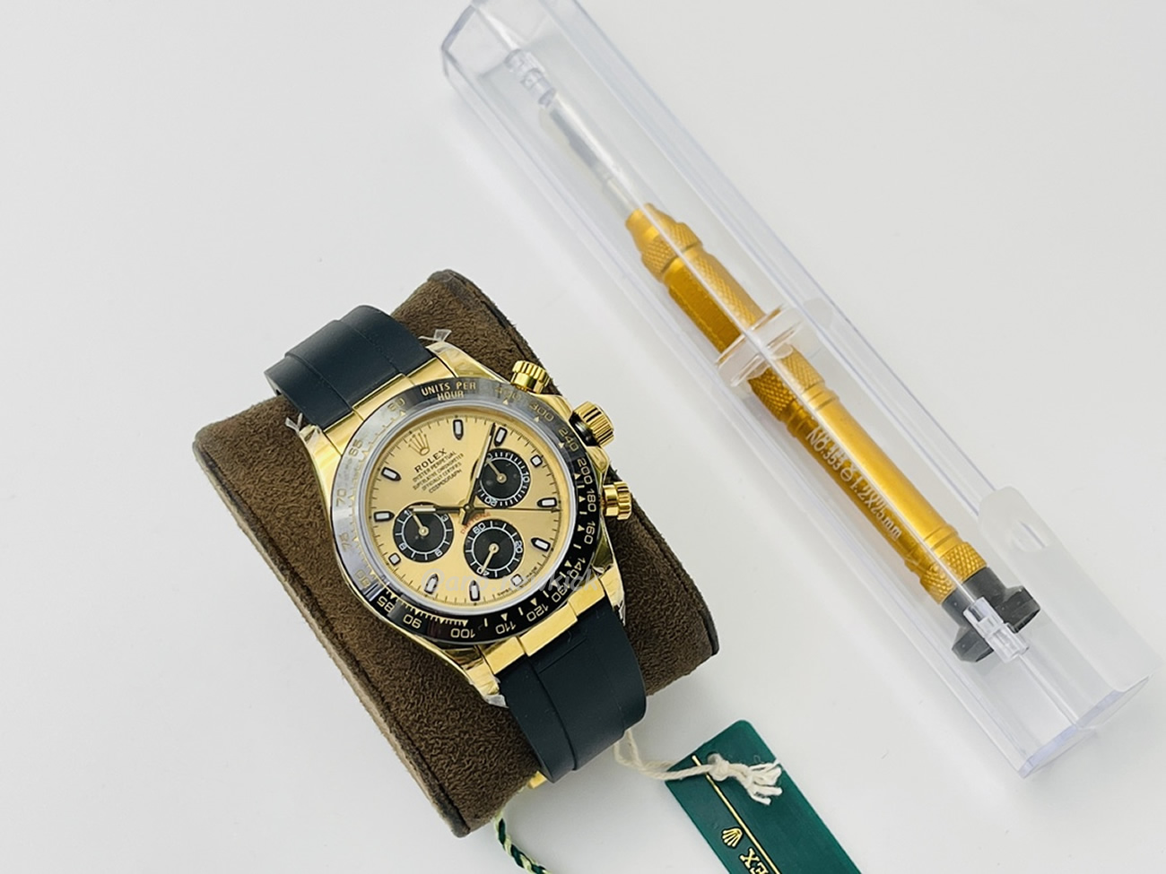 Rolex Daytona Champagne Colour And Black 116518ln 0048 (10) - newkick.vip