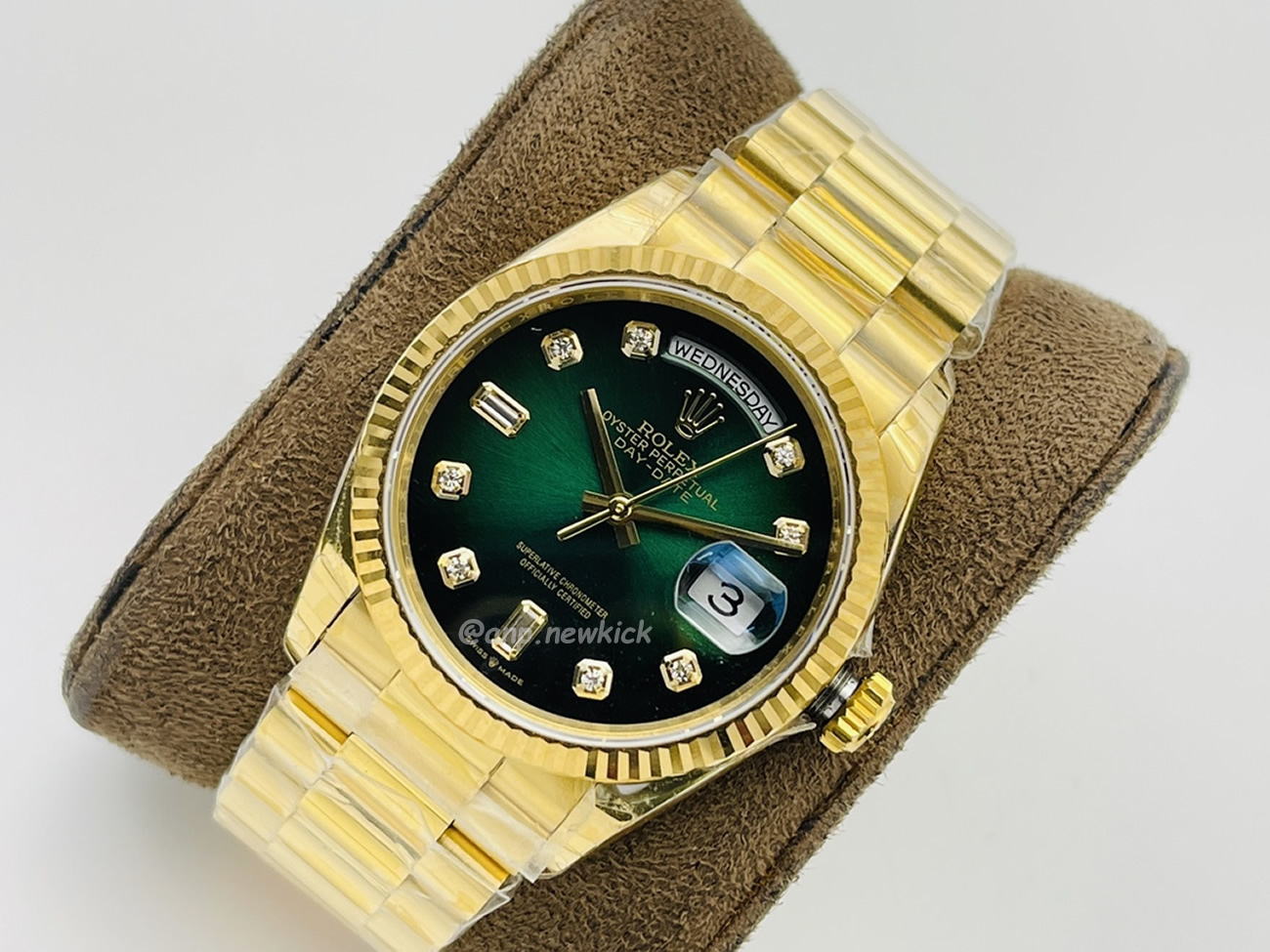 Rolex Day Date Olive Green 128238 0069 (10) - newkick.vip