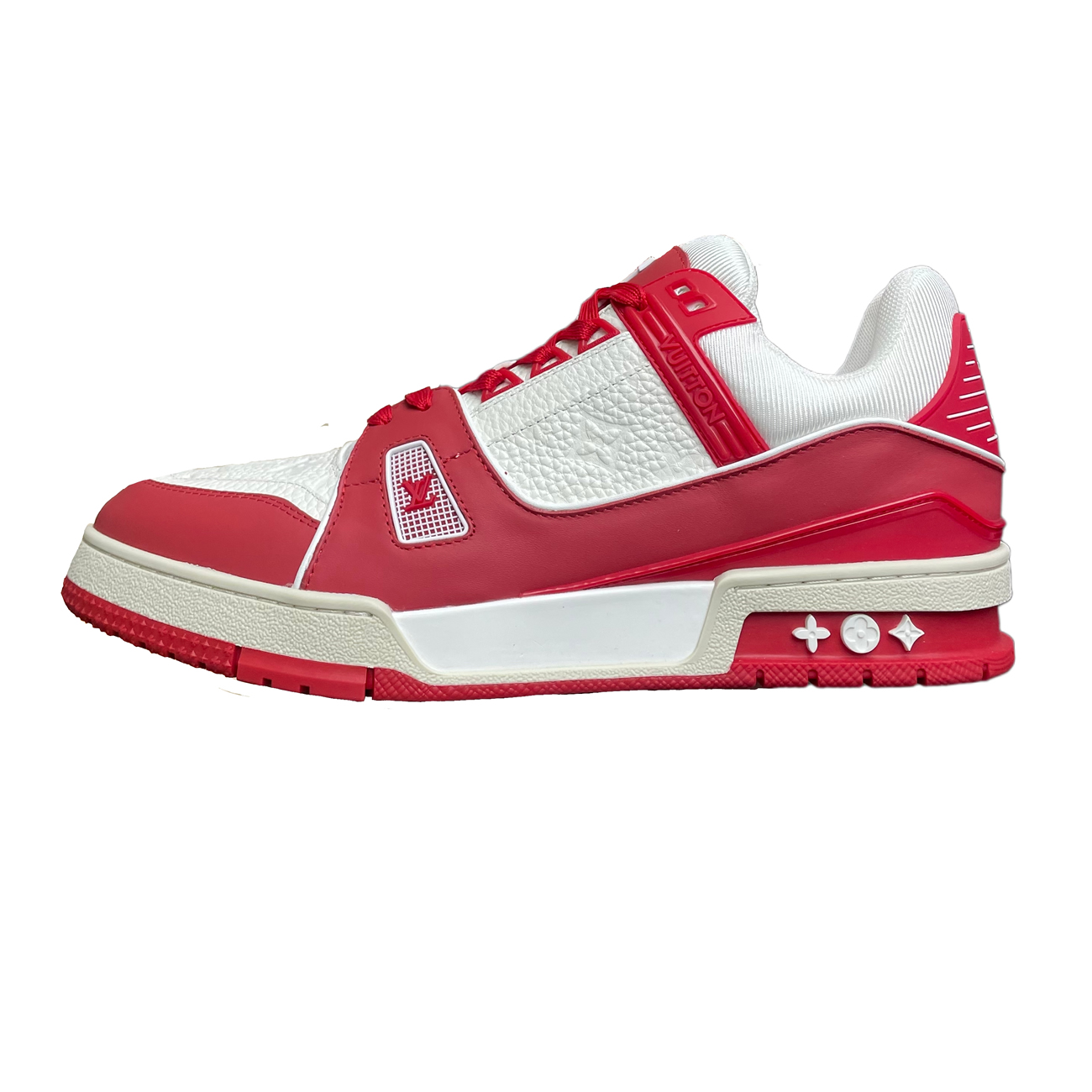 Louis Vuitton Trainer Red White 1a8pk6 (10) - newkick.vip