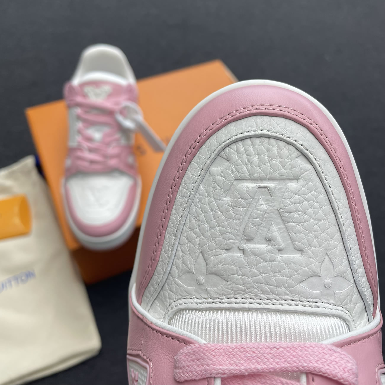 Lv Trainer Vuitton Sneaker Pink 1aa6w3 (10) - newkick.vip