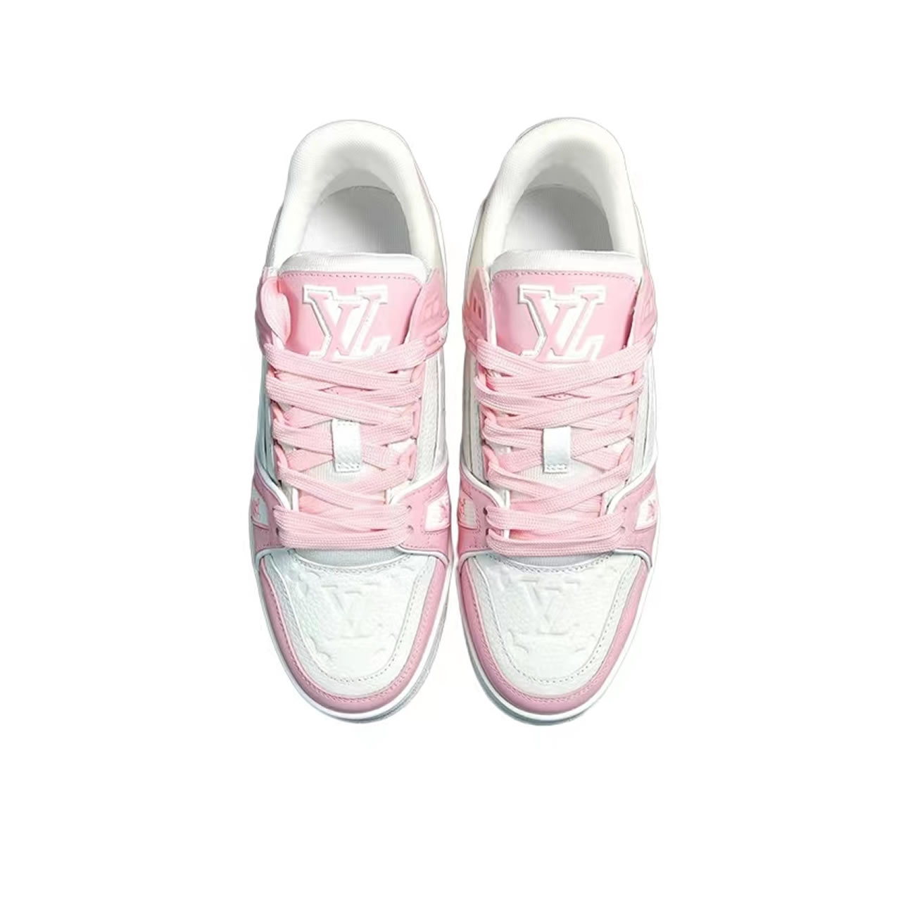 Lv Trainer Vuitton Sneaker Pink 1aa6w3 (3) - newkick.vip