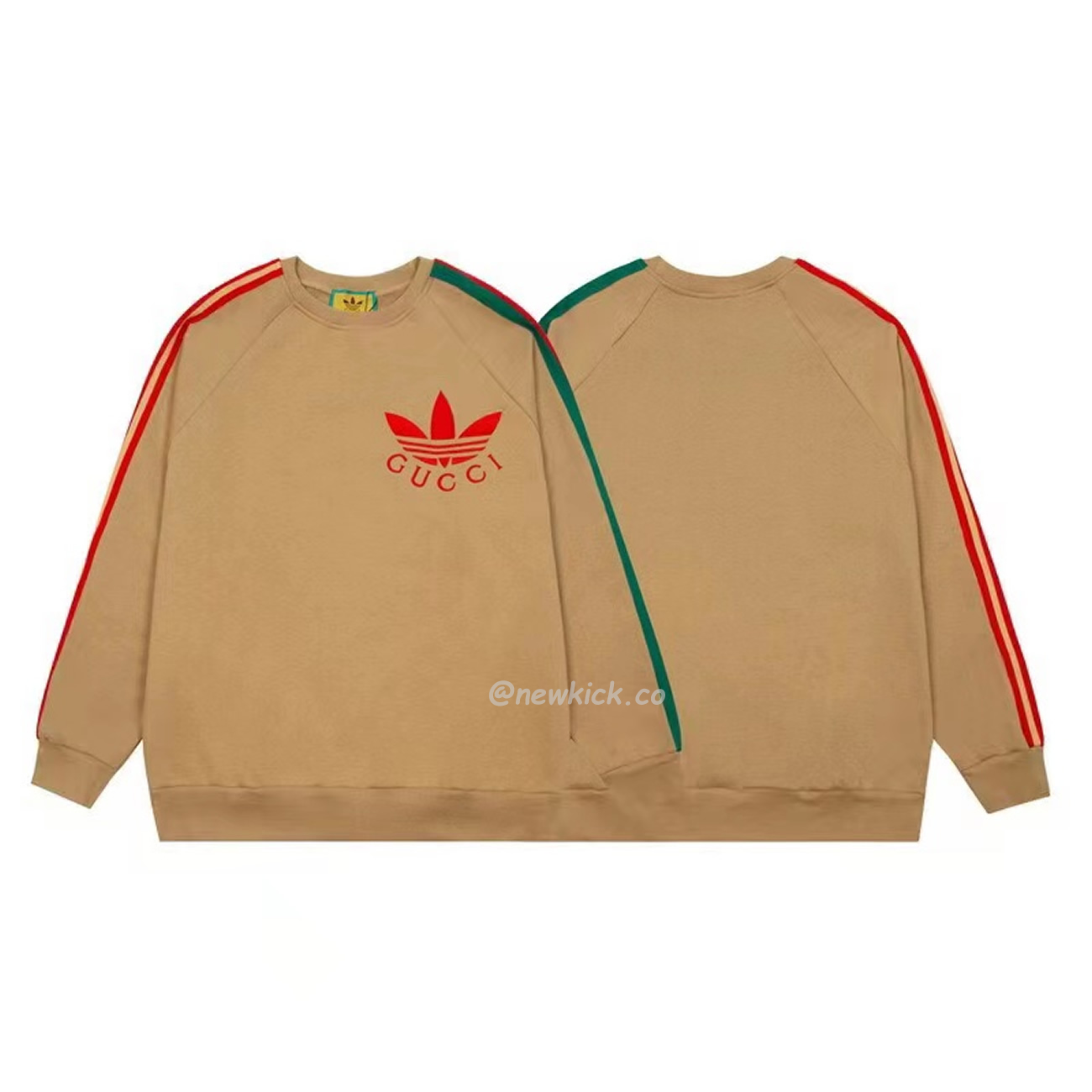 Adidas X Gucci Knitted Cotton Sweater 691638 Xjeml 2184 (1) - newkick.vip