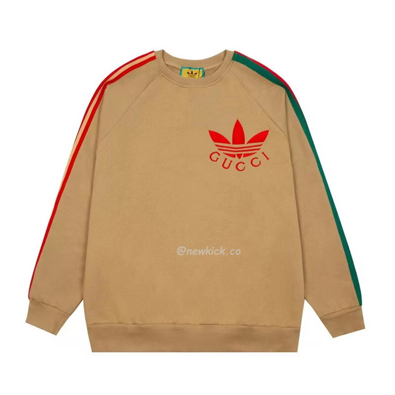 Adidas X Gucci Knitted Cotton Sweater 691638 Xjeml 2184 (7) - newkick.vip