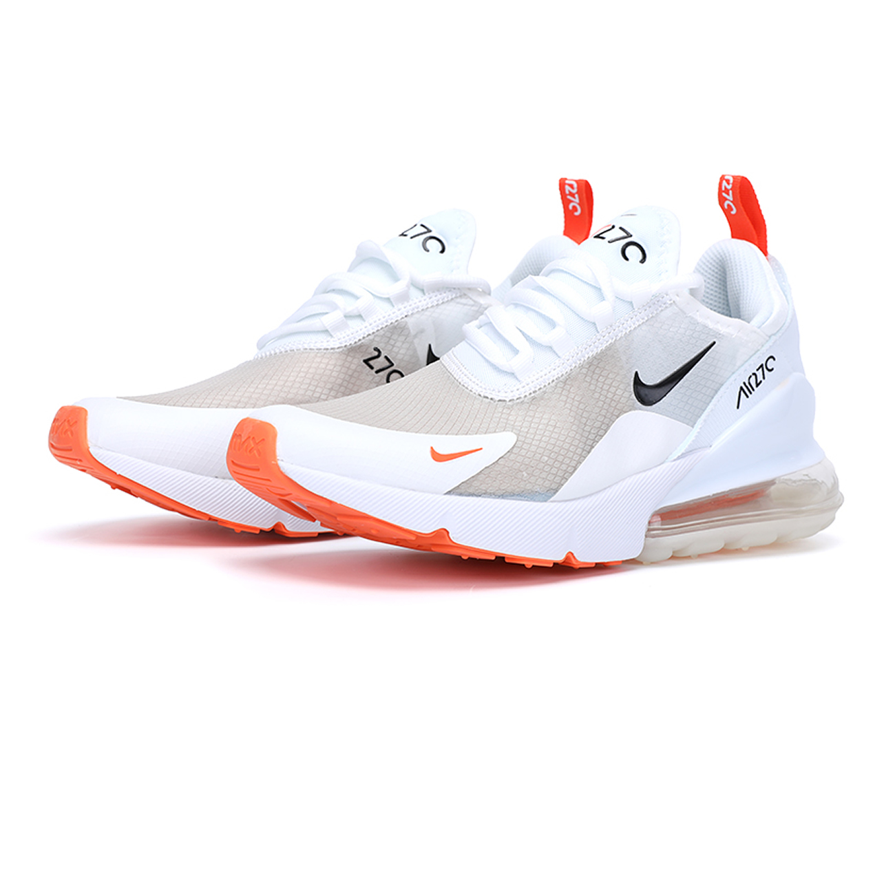 Nike Air Max 270 White Orange (6) - newkick.vip