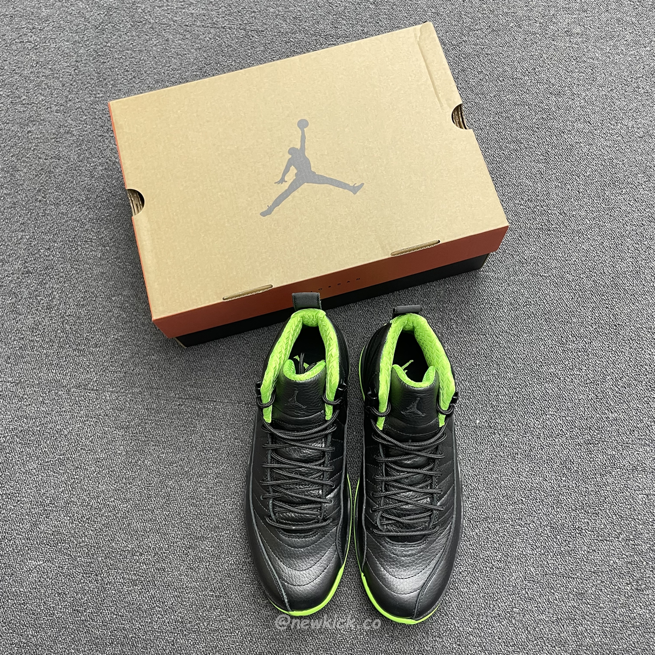 Air Jordan 12 Retro Black Green 280days Of Flight (3) - newkick.vip