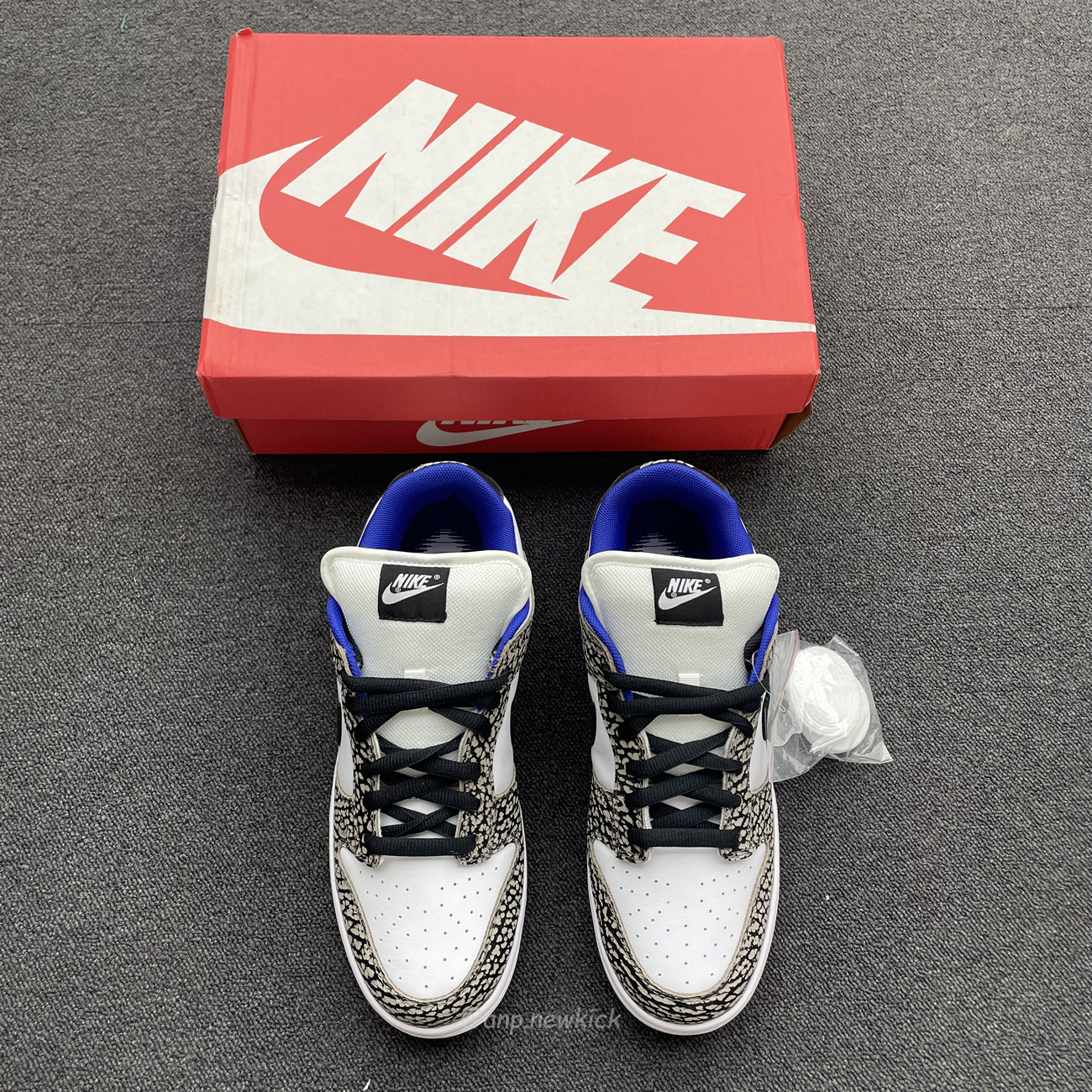 Nike Sb Dunk Low Supreme White Cement 304292 001 (10) - newkick.vip