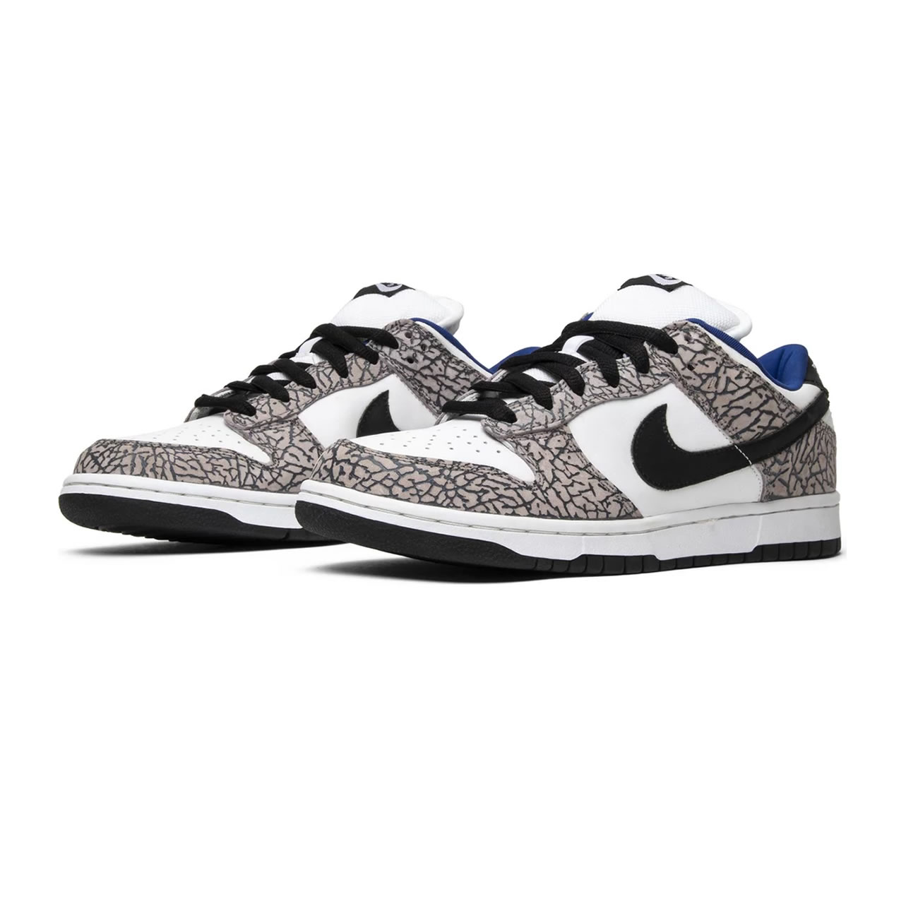 Nike Sb Dunk Low Supreme White Cement 304292 001 (9) - newkick.vip