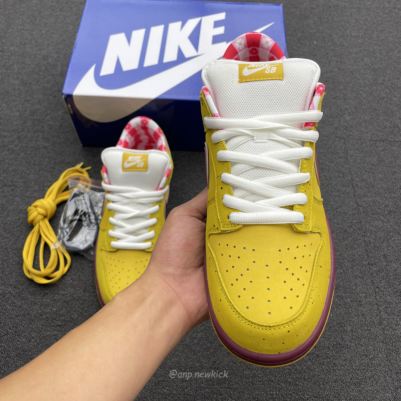 Nike Sb Dunk Low Yellow Lobster 313170 137566 (4) - newkick.vip