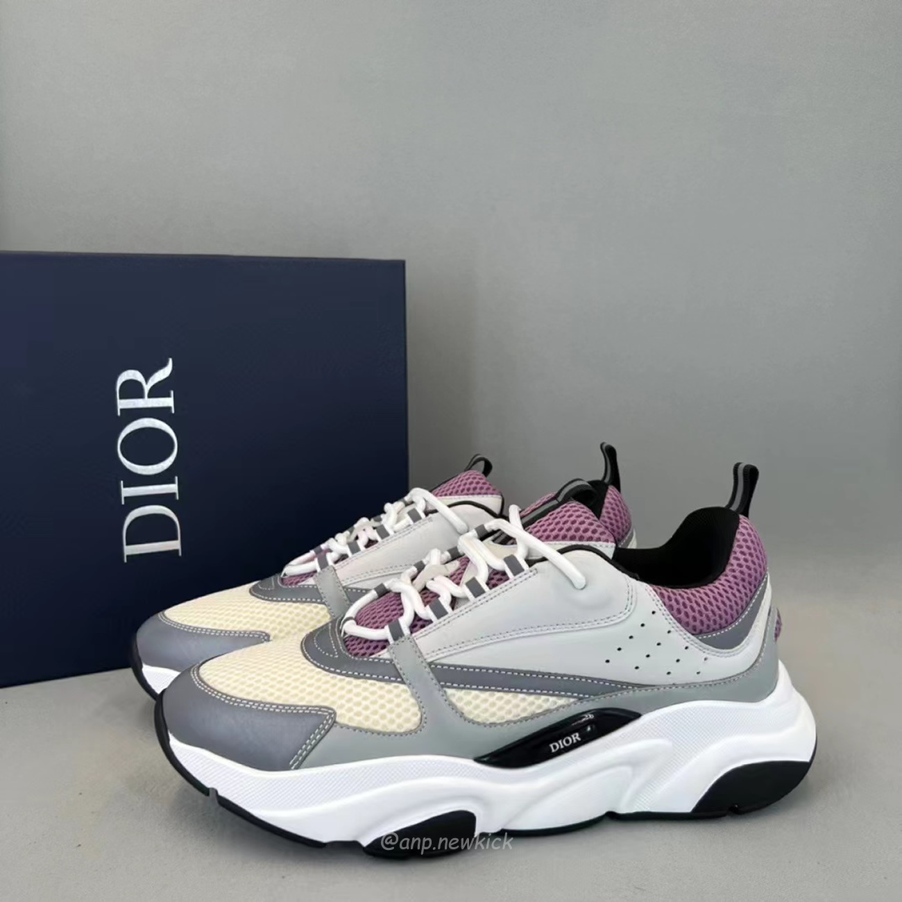 Dior B22 Cream Lavender Grey Beige (3) - newkick.vip