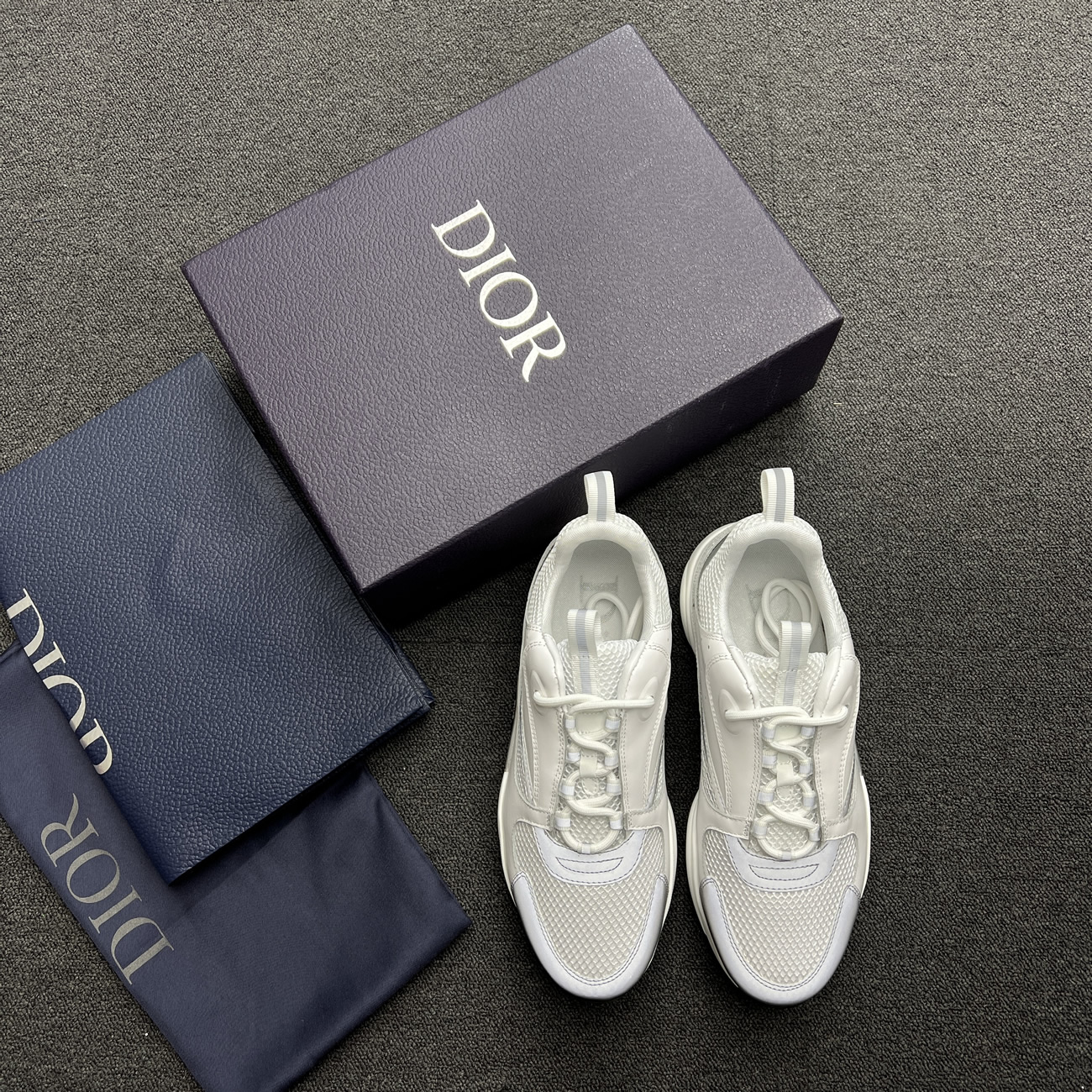 Dior B22 White Silver 3sn231yjg H000 (9) - newkick.vip