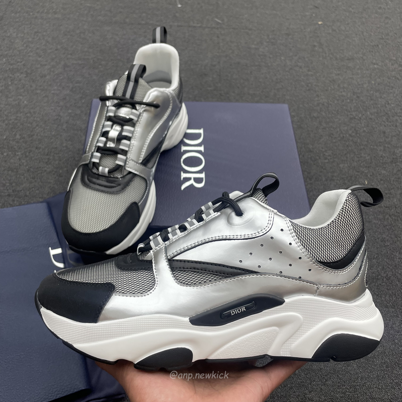 Dior B22 Silvery (3) - newkick.vip