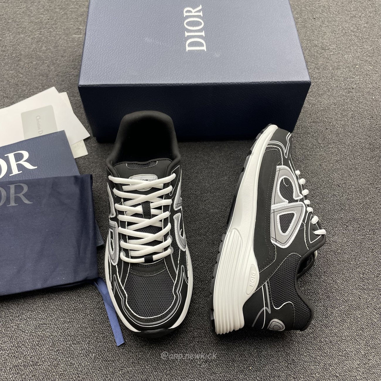 Dior B30 Black Grey Blue 3sn279zmb H969 (18) - newkick.vip