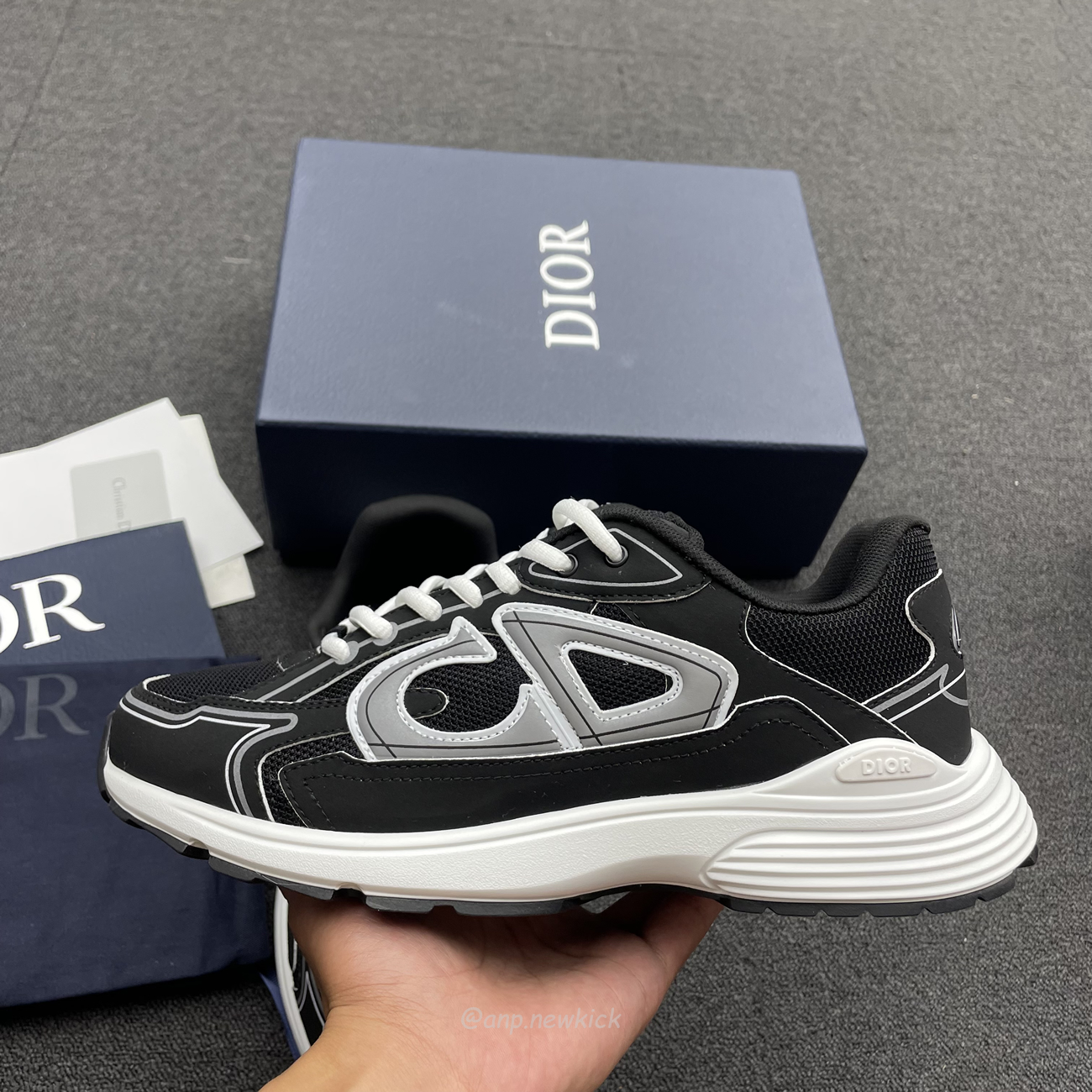 Dior B30 Black Grey Blue 3sn279zmb H969 (7) - newkick.vip