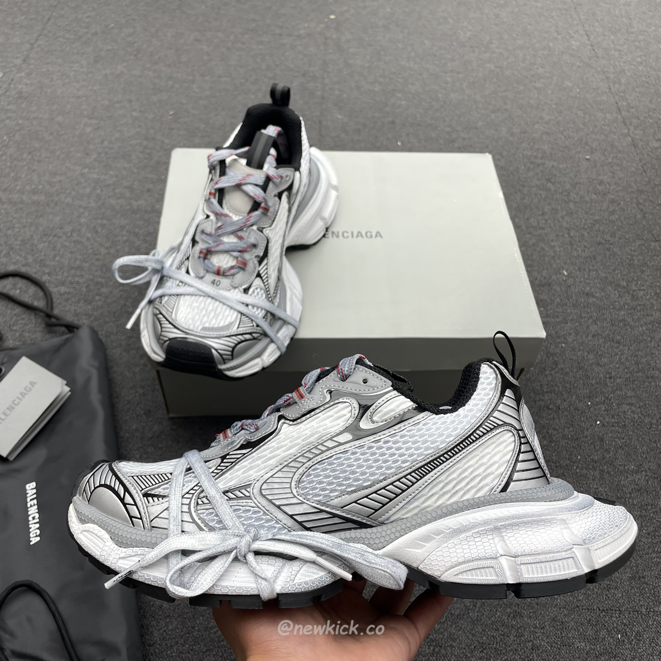 Balenciaga Black 2023 3xl Trainers Grey (4) - newkick.vip