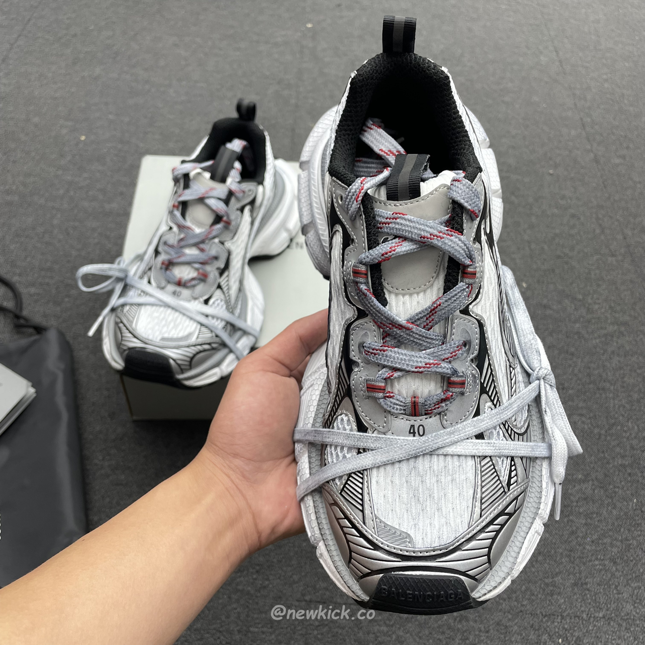 Balenciaga Black 2023 3xl Trainers Grey (5) - newkick.vip