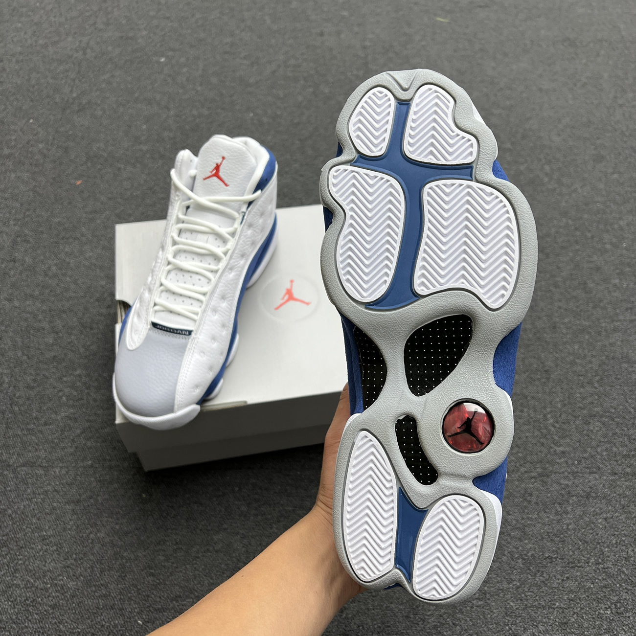 Air Jordan 13 Retro French Blue 414571 164 (9) - newkick.vip