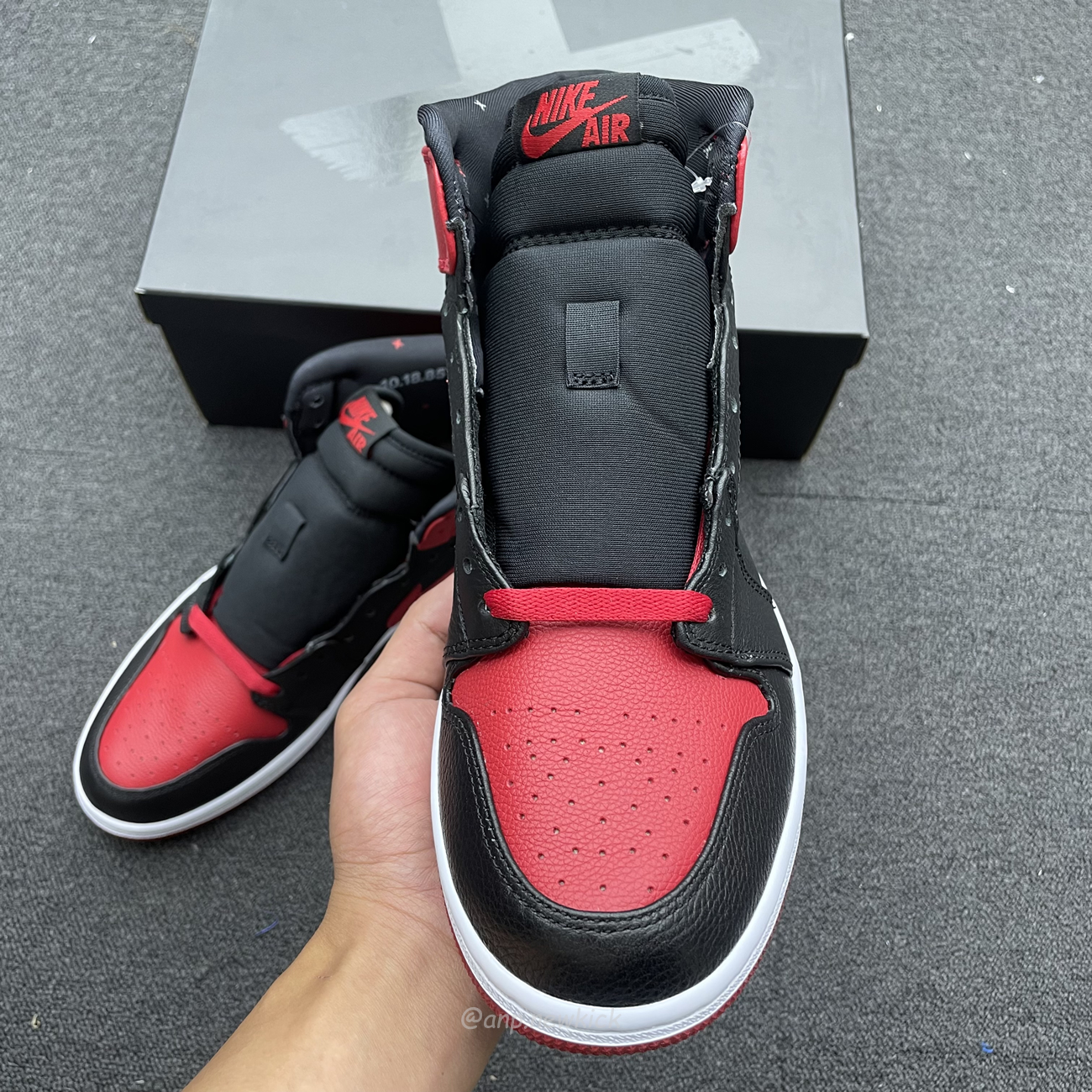 Air Jordan 1 Retro Banned B Grade 2011 432001 001 (14) - newkick.vip