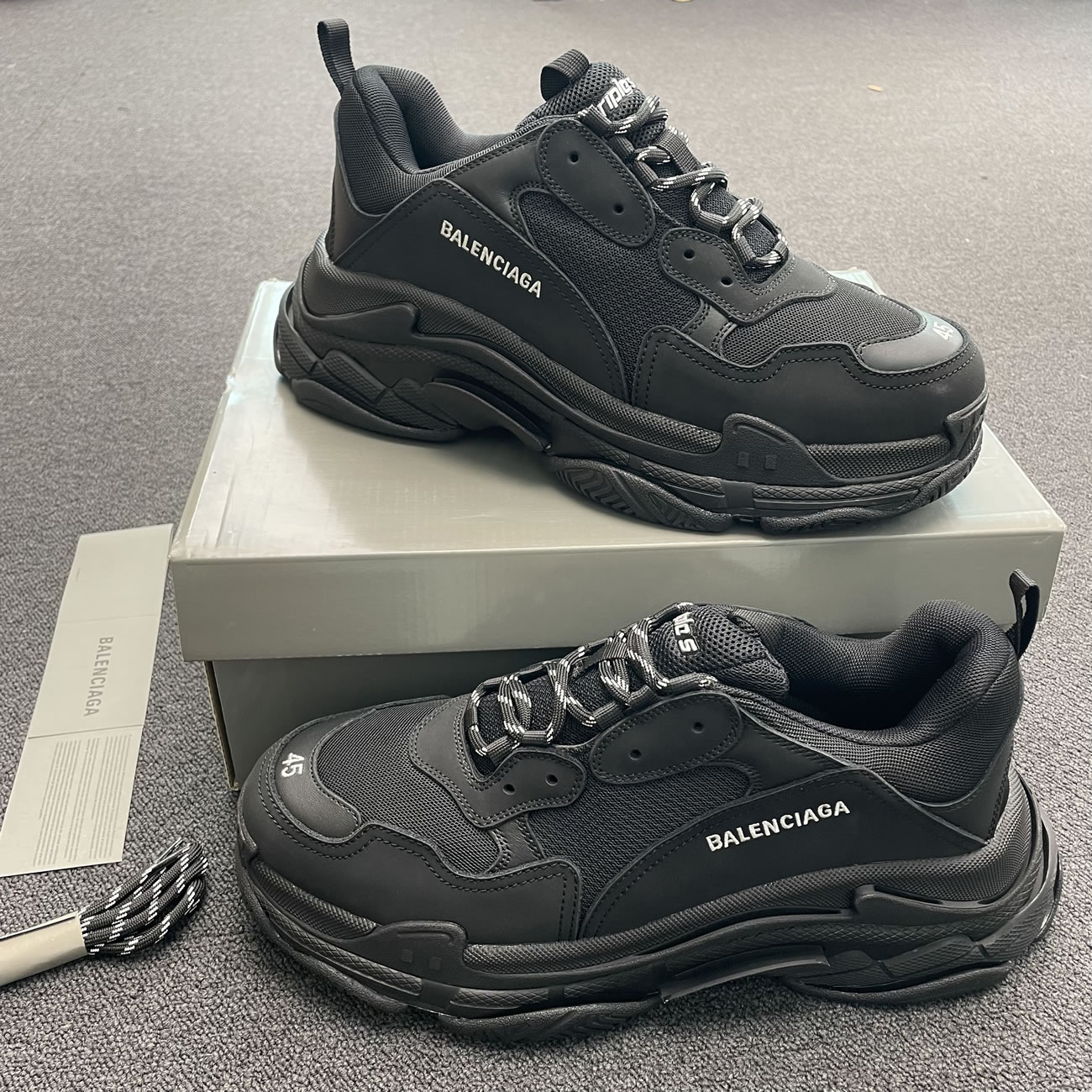 Balenciaga Triple S Black W 541624w09011000 (6) - newkick.vip