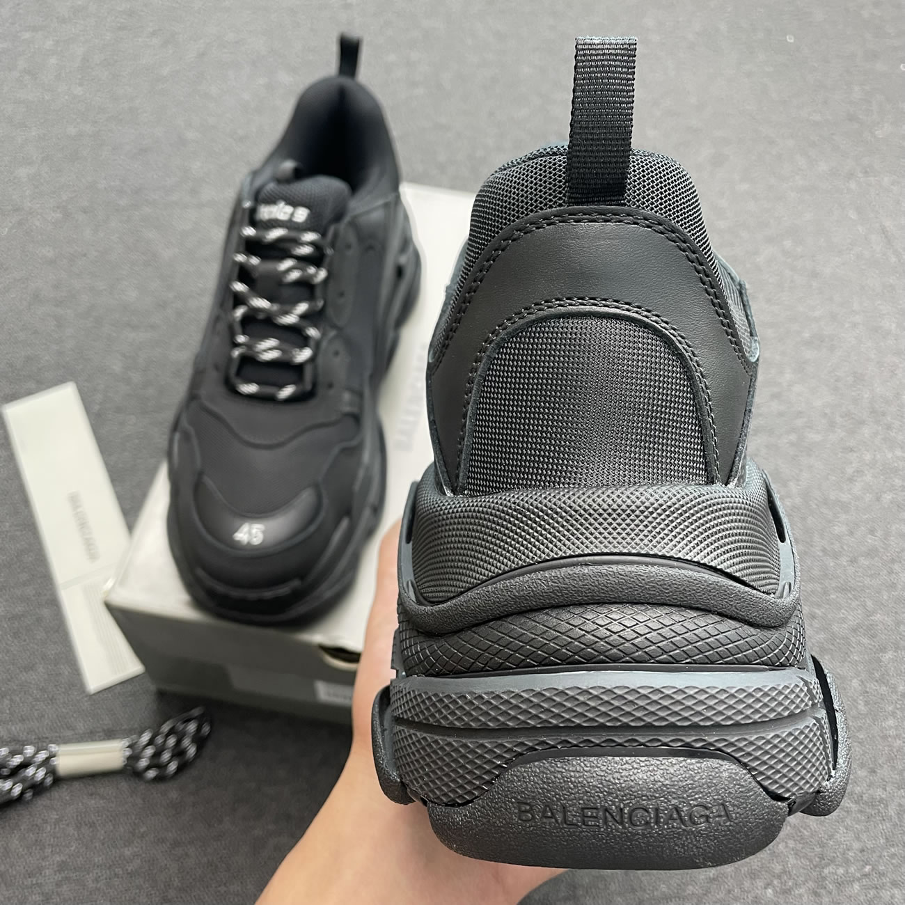 Balenciaga Triple S Black W 541624w09011000 (9) - newkick.vip