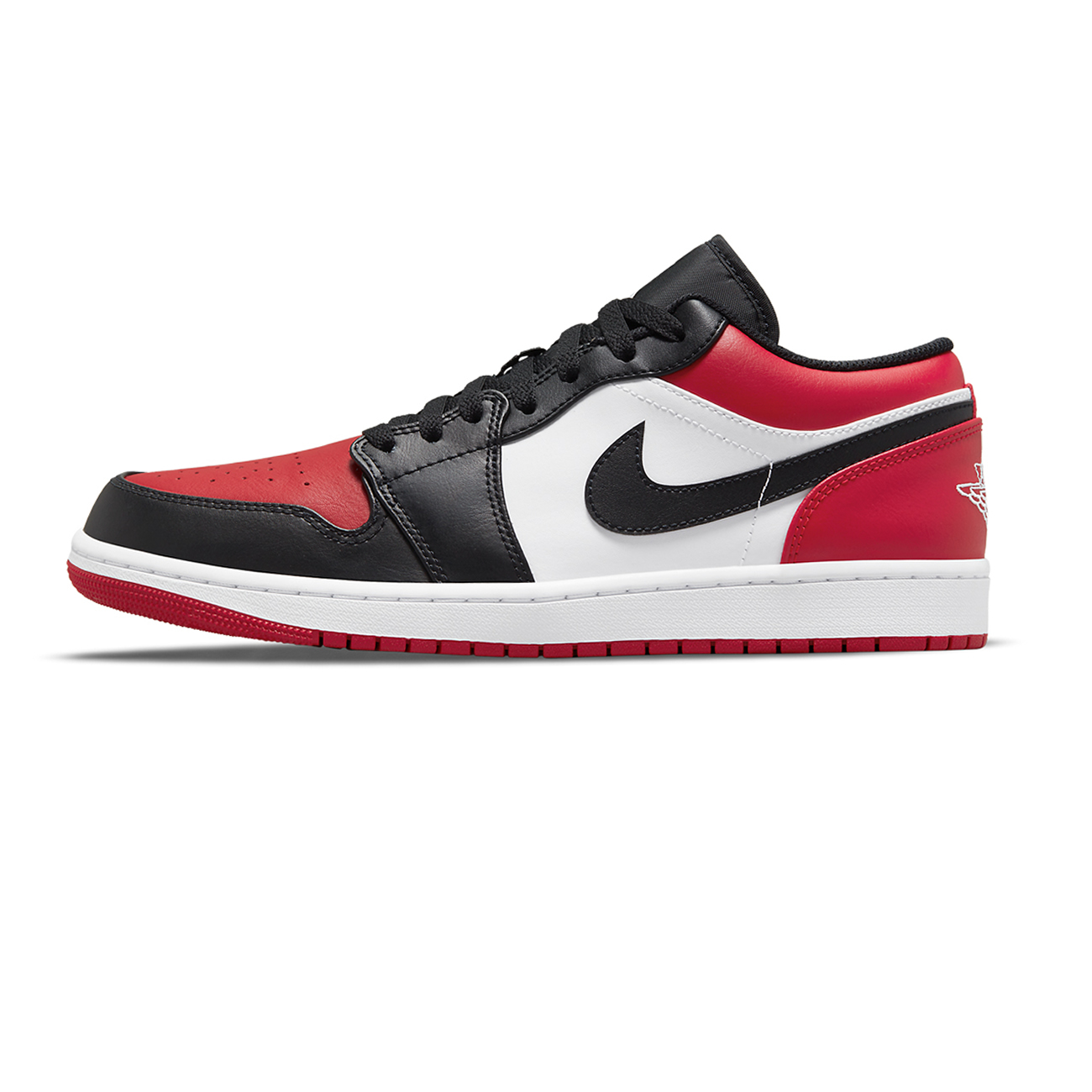 Air Jordan 1 Low Bred Toe 553558 612 (1) - newkick.vip