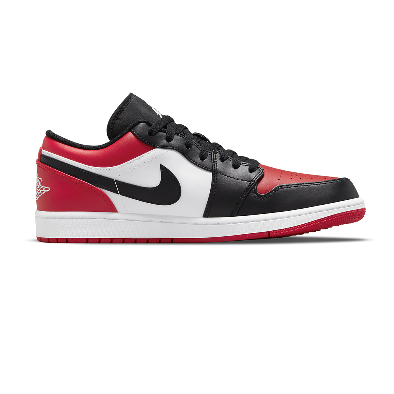 Air Jordan 1 Low Bred Toe 553558 612 (2) - newkick.vip