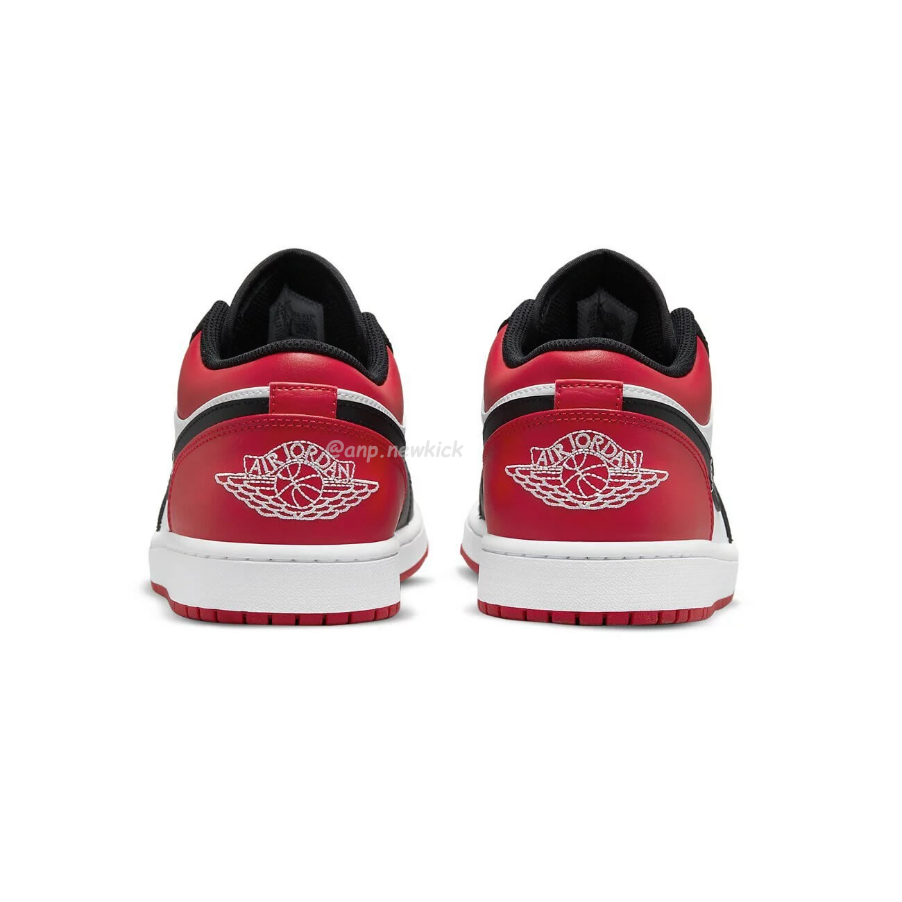 Air Jordan 1 Low Bred Toe Gs 553560 612 (12) - newkick.vip