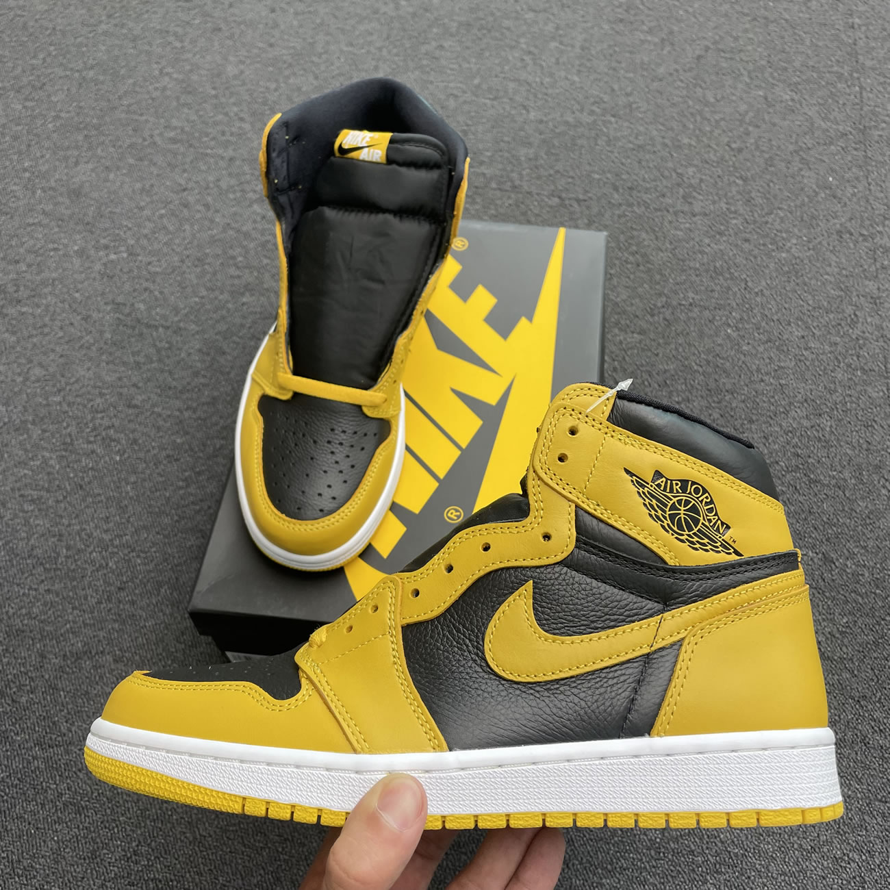 Jordan 1 Retro High Pollen 555088 701 (5) - newkick.vip