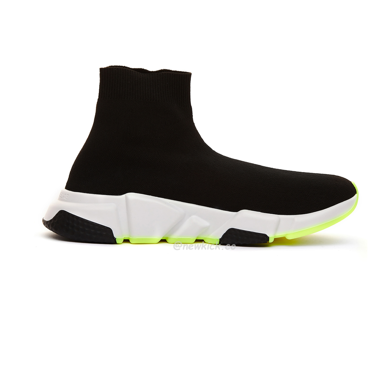 Balenciaga Speed Trainer Black Yellow 587280w17041016 (2) - newkick.vip