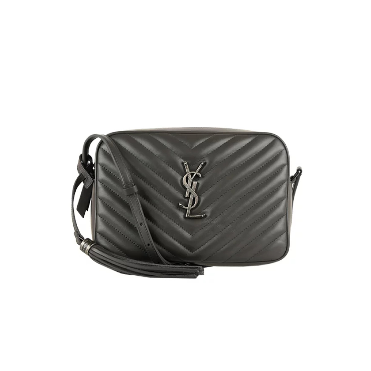 Saint Laurent Lou Crossbody Bag Quilted Black 612544dv7041242 (10) - newkick.vip