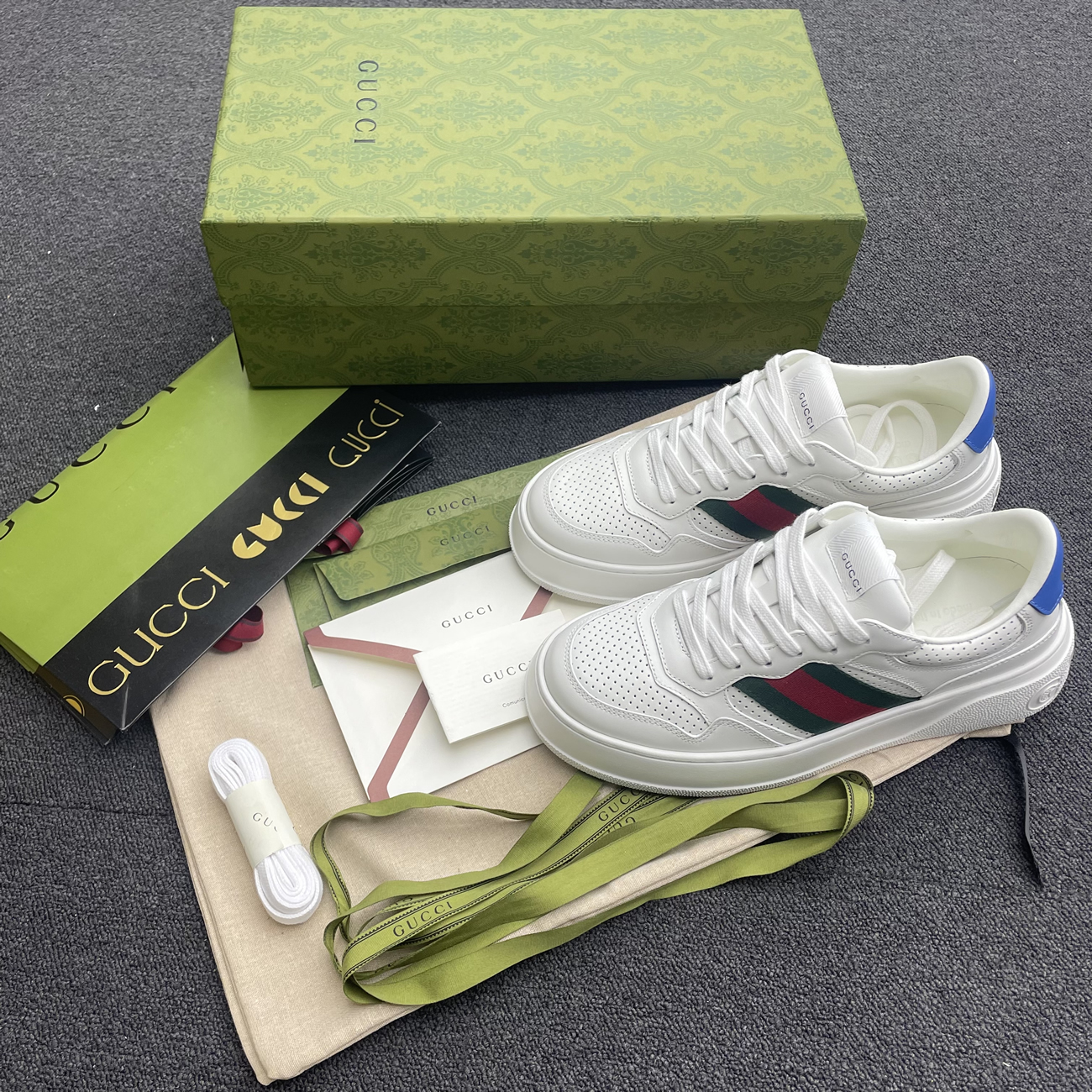 Gucci Gg Tennis Calf 669582 1xl10 1000 (14) - newkick.vip