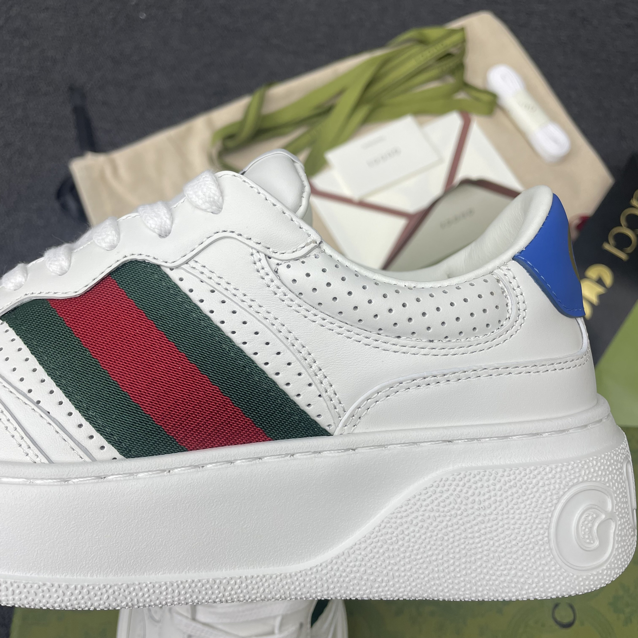 Gucci Gg Tennis Calf 669582 1xl10 1000 (15) - newkick.vip