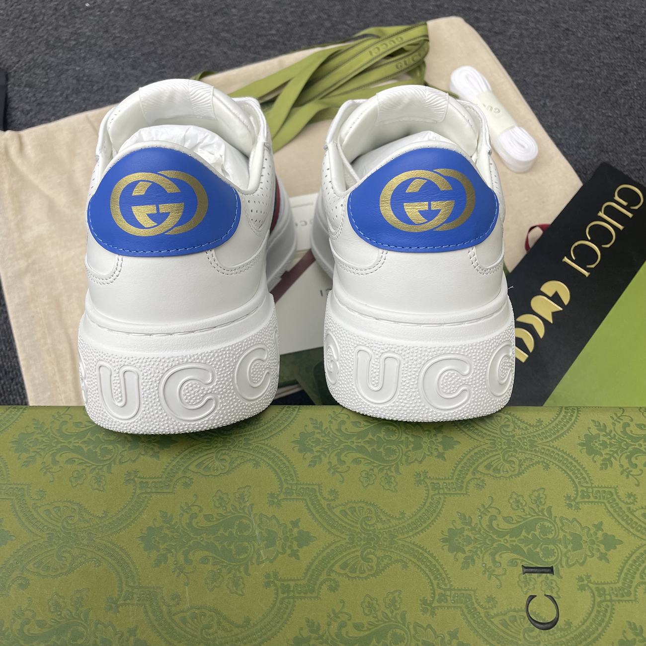 Gucci Gg Tennis Calf 669582 1xl10 1000 (17) - newkick.vip