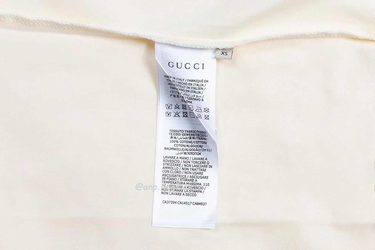 Gucci Xjdvi Emrboidery T Shirt White 673710 (12) - newkick.vip