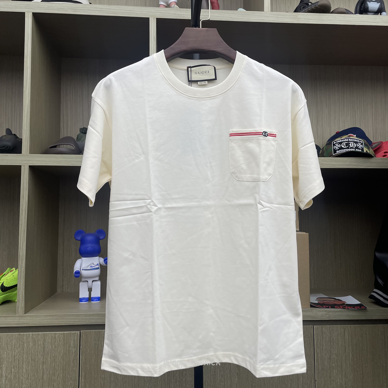 Gucci Xjdvi Emrboidery T Shirt White 673710 (4) - newkick.vip