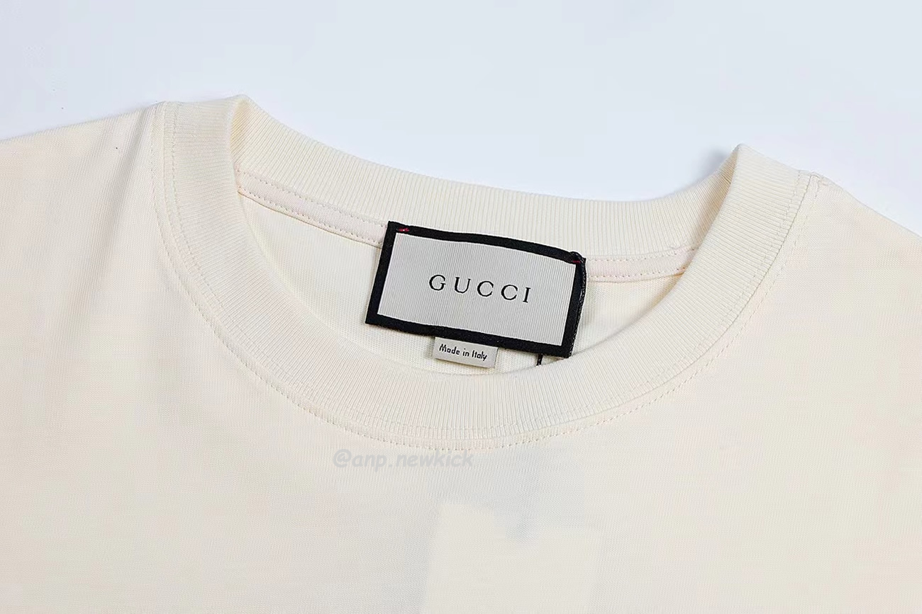 Gucci Xjdvi Emrboidery T Shirt White 673710 (7) - newkick.vip