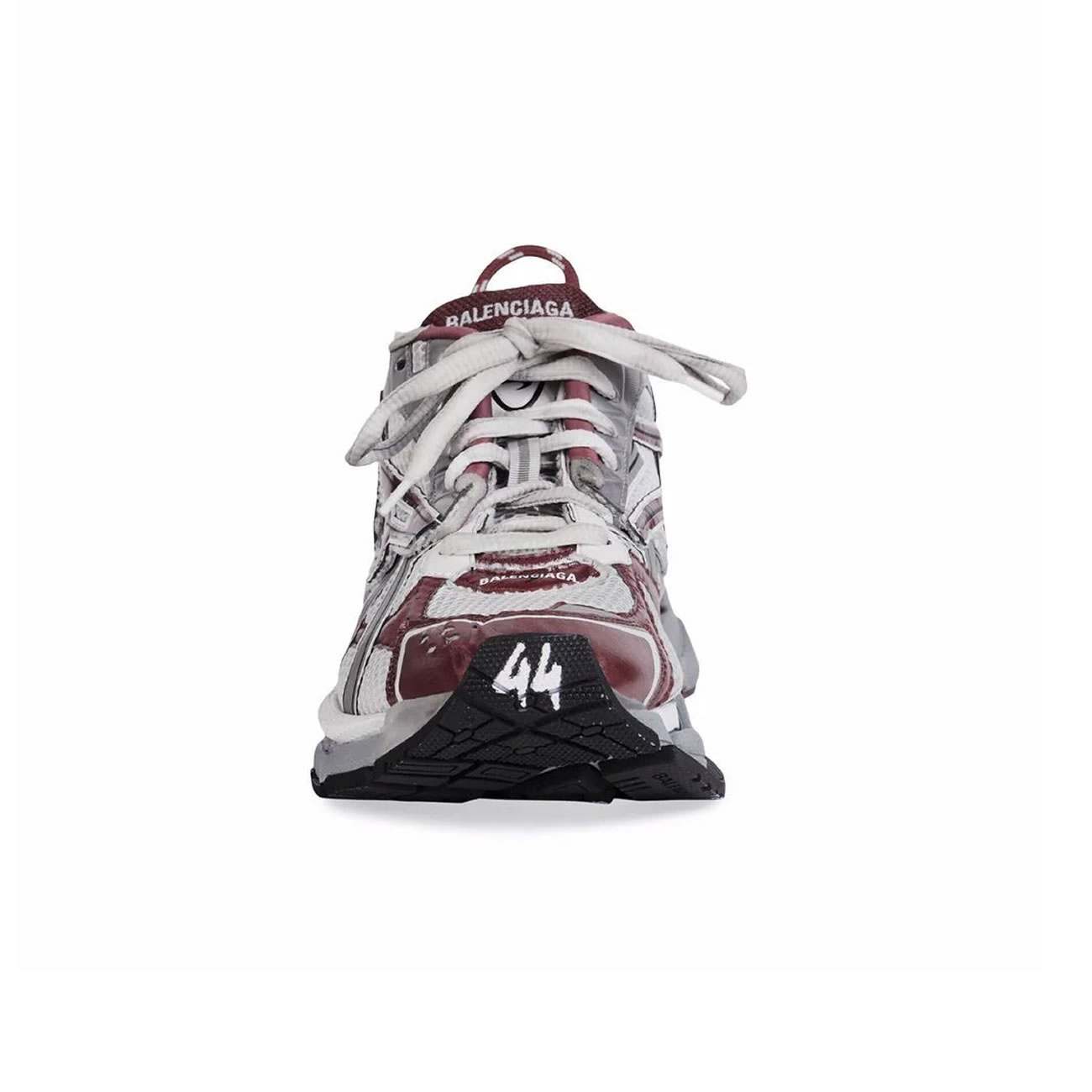 Balenciaga Runner Burgundy 677403w3rb3 (4) - newkick.vip