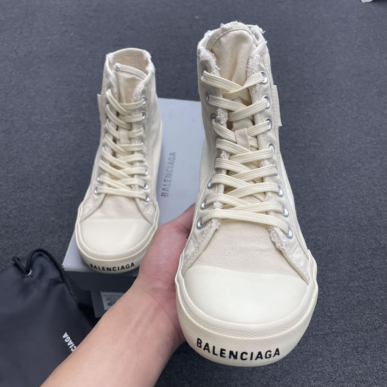 Balenciaga Paris High Top Black 688752w3rc11090 (33) - newkick.vip