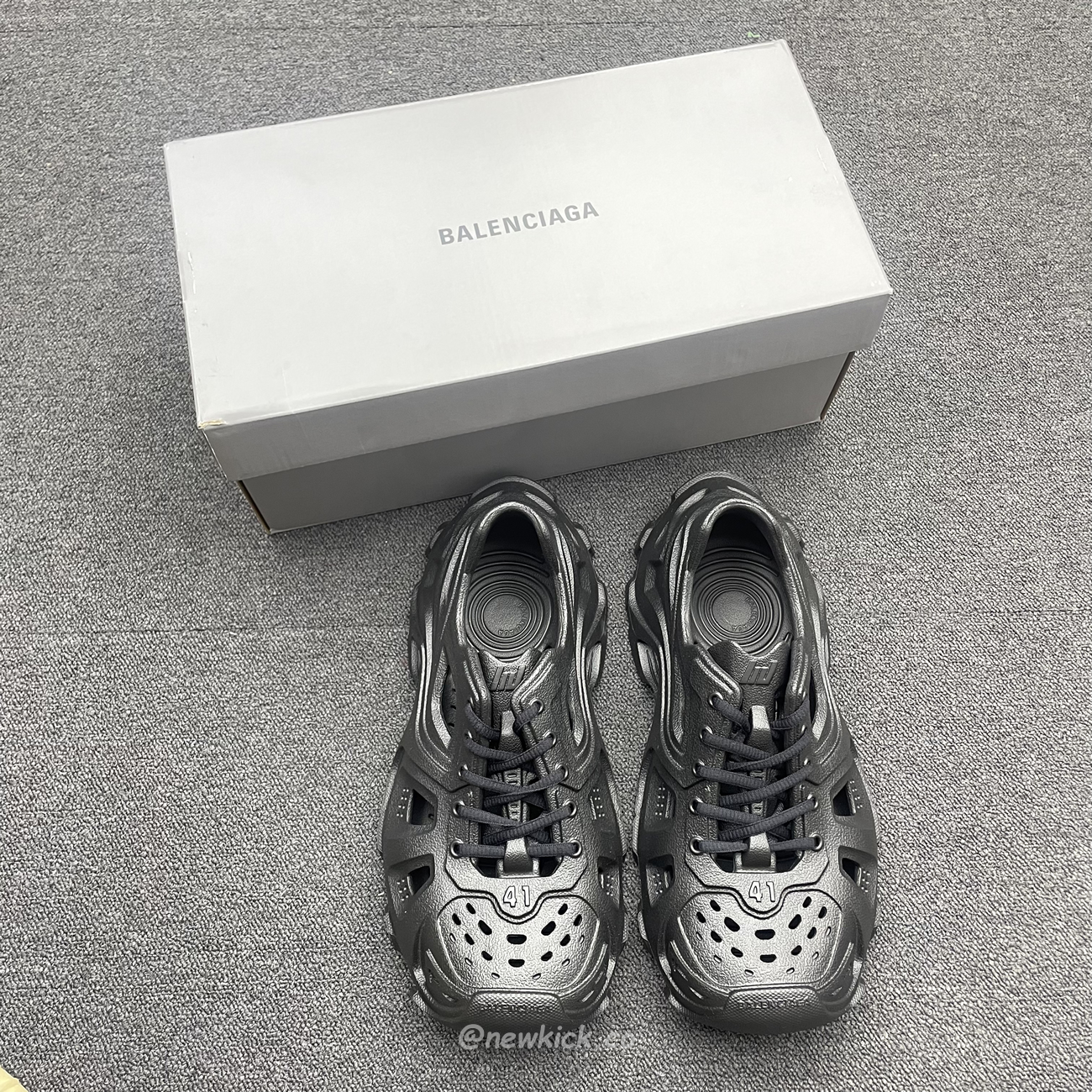 Balenciaga Hd Lace Up Black Beige (10) - newkick.vip