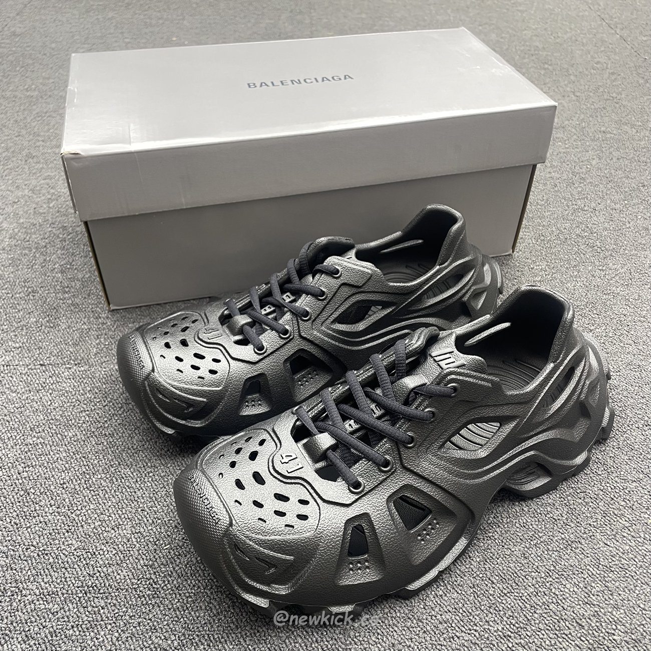 Balenciaga Hd Lace Up Black Beige (18) - newkick.vip