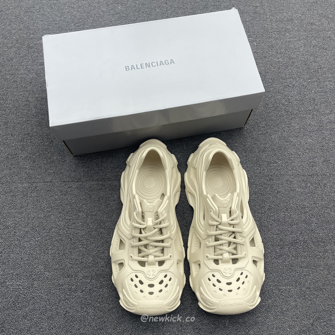 Balenciaga Hd Lace Up Black Beige (8) - newkick.vip