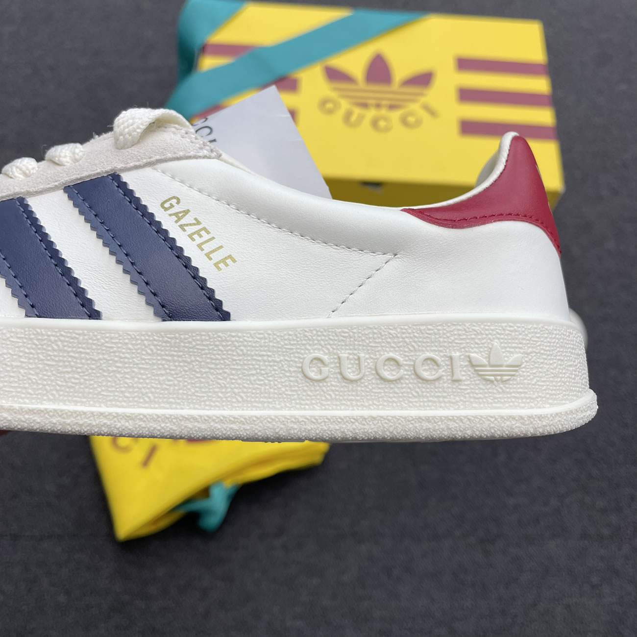 Adidas X Gucci Gazelle White 707847utt109060 (8) - newkick.vip