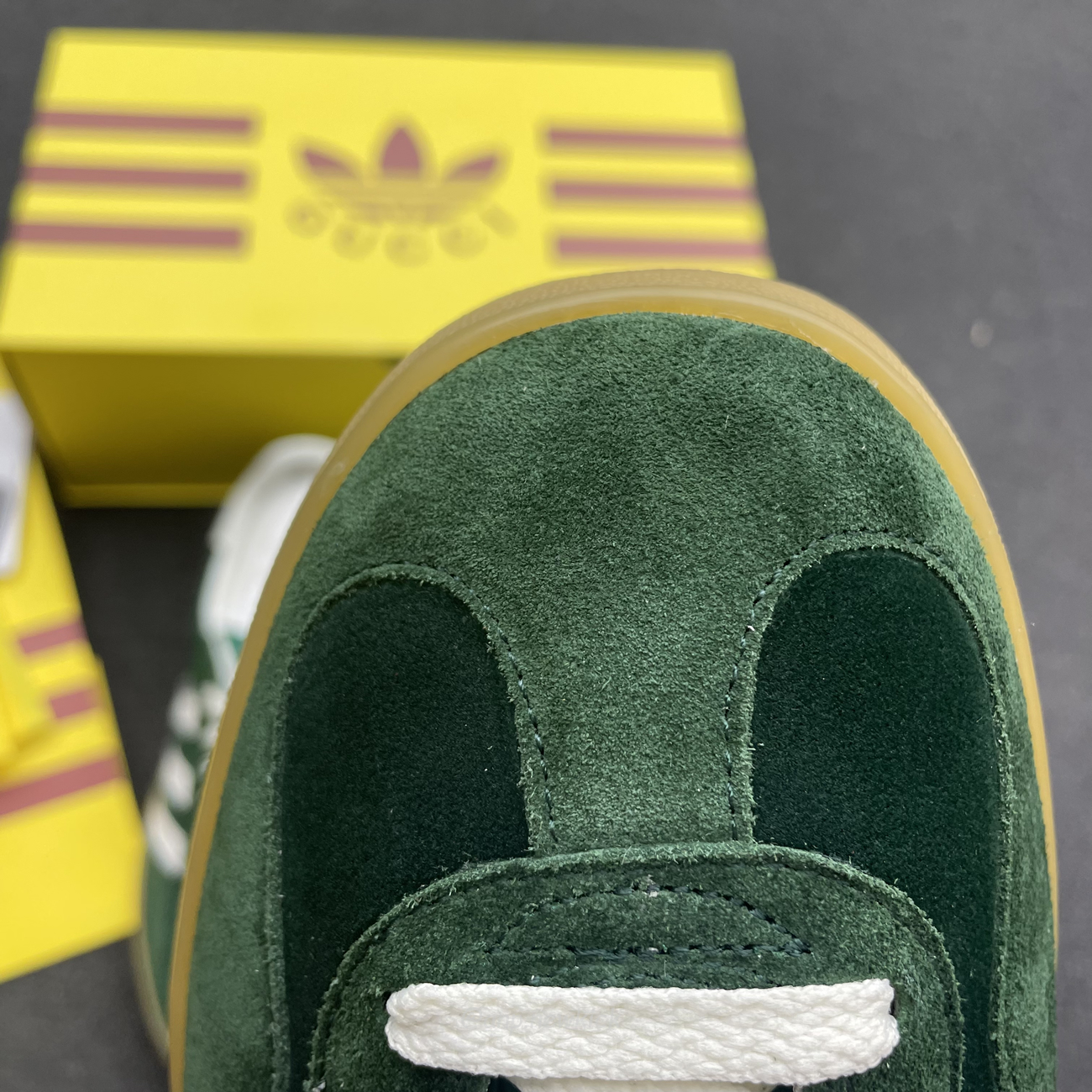 Adidas Gazelle Collegiate Green White Gum 707861utt109060 (10) - newkick.vip