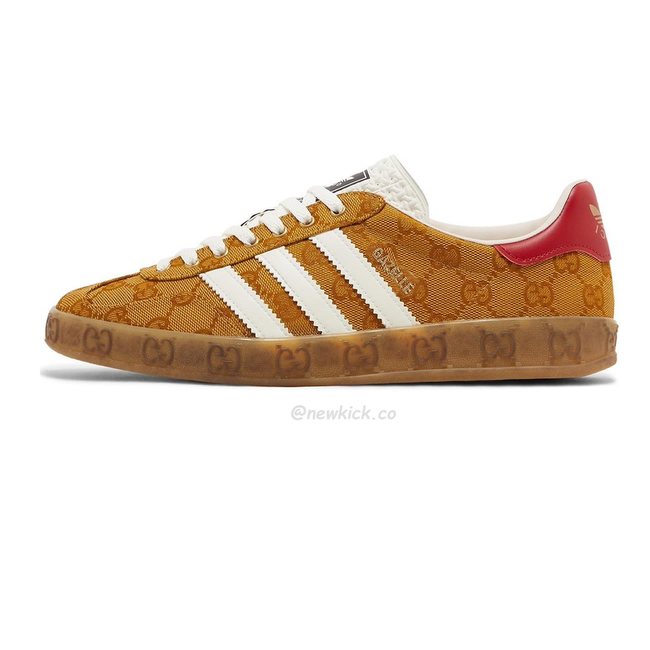 Adidas Gazelle Gucci Original Gg Beige Brown 707868 Uwv20 7162 (1) - newkick.vip