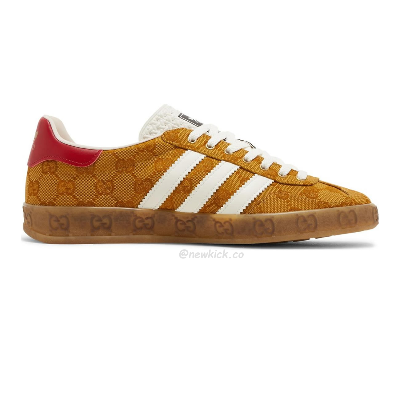 Adidas Gazelle Gucci Original Gg Beige Brown 707868 Uwv20 7162 (2) - newkick.vip