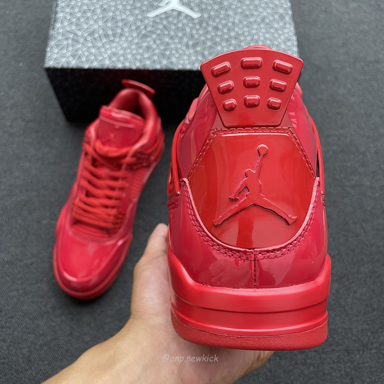 Air Jordan 4 Retro 11lab4 Red 719864 600 (13) - newkick.vip