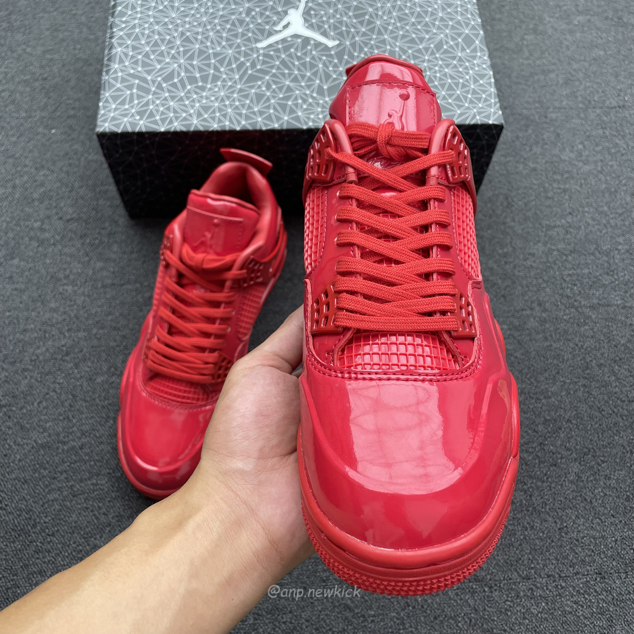 Air Jordan 4 Retro 11lab4 Red 719864 600 (15) - newkick.vip