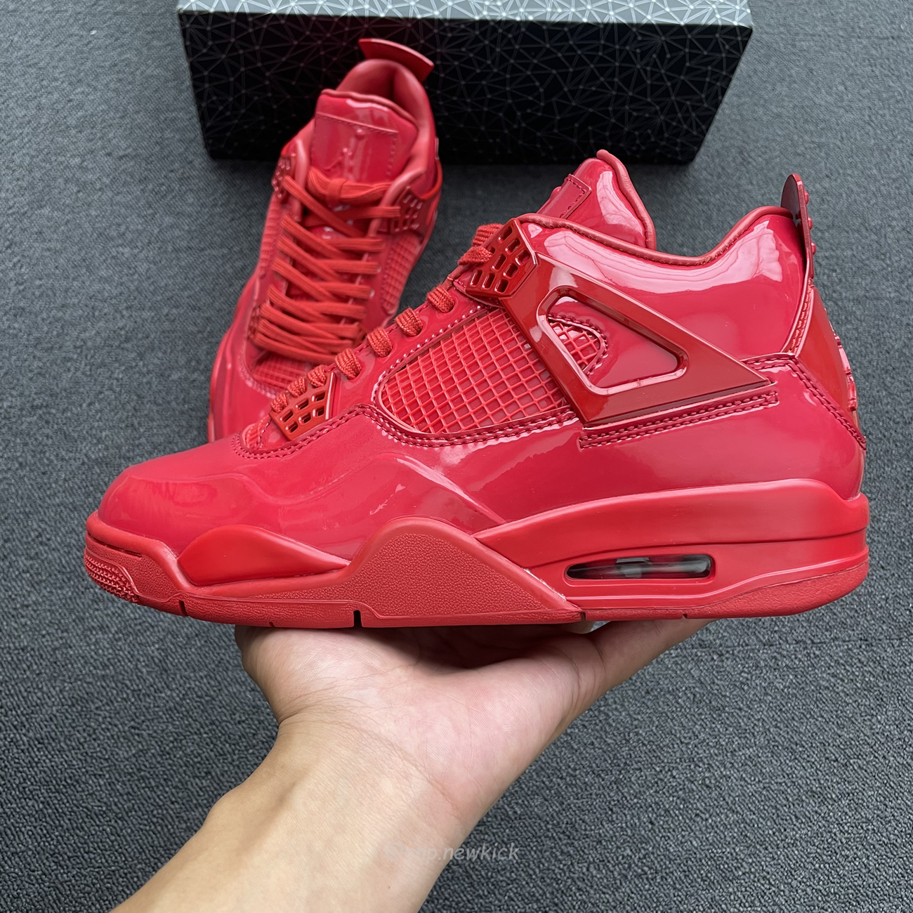 Air Jordan 4 Retro 11lab4 Red 719864 600 (8) - newkick.vip