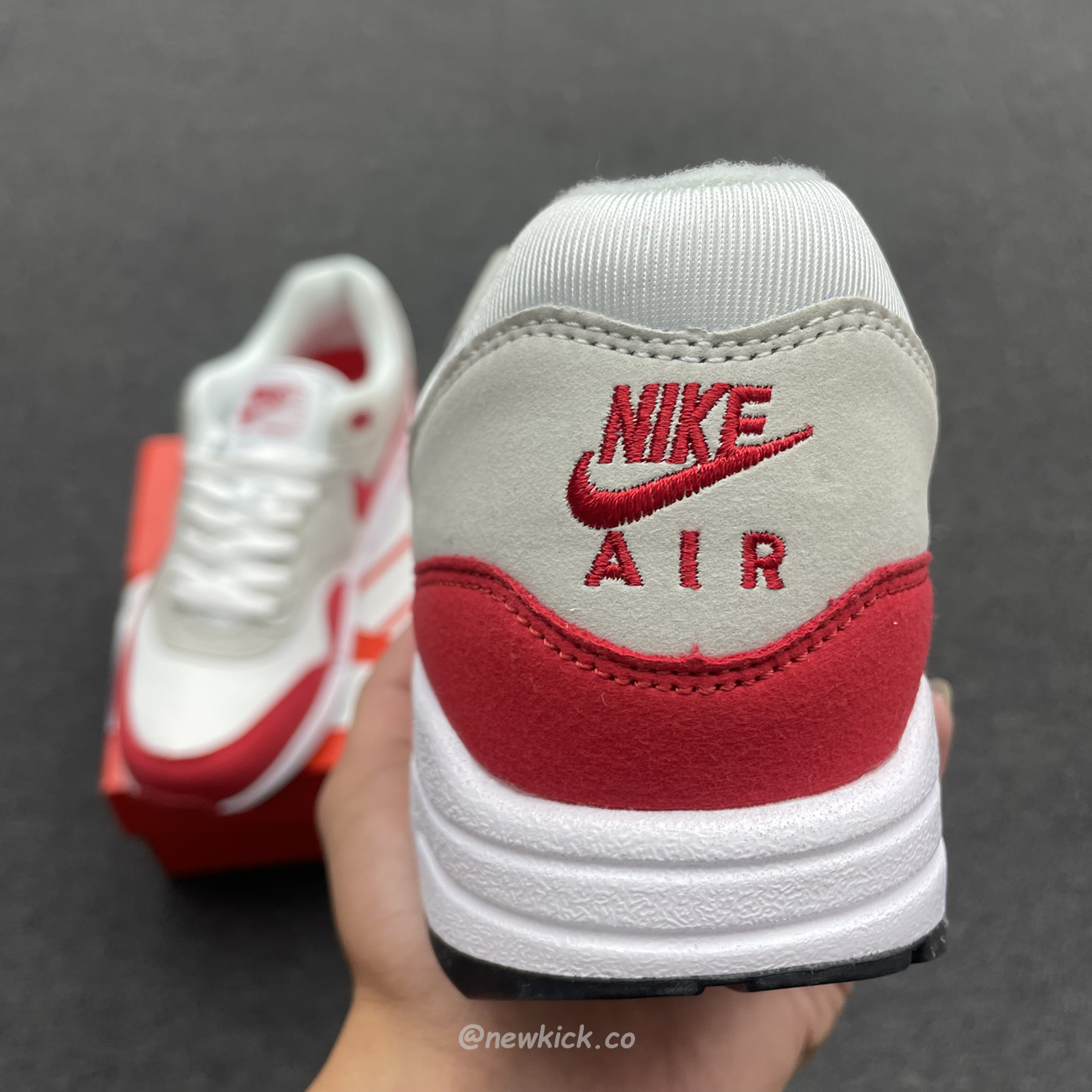 Nike Air Max 1 Anniversary Red 20172018 Restock Pair 908375 103(10) - newkick.vip